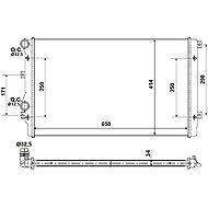 NRF Radiator, engine cooling 53406A - Car cooler
