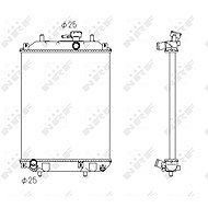 NRF Radiator, engine cooling 53413 - Car cooler