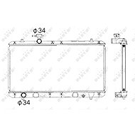 NRF Radiator, engine cooling 53428 - Car cooler