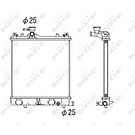 NRF Radiator, engine cooling 53430 - Car cooler