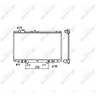 NRF Radiator, engine cooling 53467 - Car cooler