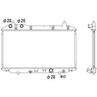 NRF Radiator, engine cooling 53529 - Car cooler