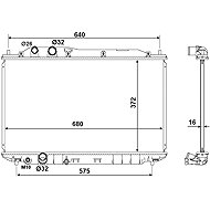 NRF Radiator, engine cooling 53534 - Car cooler
