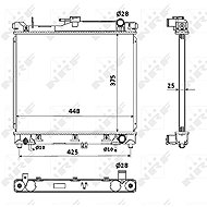 NRF Radiator, engine cooling 53569 - Car cooler