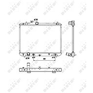 NRF Radiator, engine cooling 53578 - Car cooler