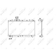 NRF Radiator, engine cooling 53581 - Car cooler