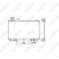 NRF Radiator, engine cooling 53584 - Car cooler