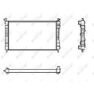 NRF Radiator, engine cooling 53600 - Car cooler