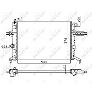 NRF Radiator, engine cooling 53628A - Car cooler
