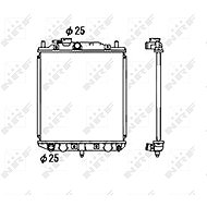 NRF Radiator, engine cooling 53673 - Car cooler