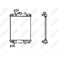 NRF Radiator, engine cooling 53674 - Car cooler