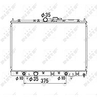 NRF Radiator, engine cooling 53686 - Car cooler