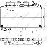 NRF Radiator, engine cooling 536864 - Car cooler