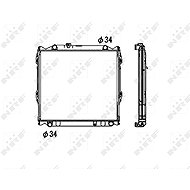 NRF Radiator, engine cooling 53708 - Car cooler