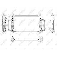 NRF Radiator, engine cooling 53748 - Car cooler