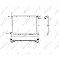 NRF Radiator, engine cooling 53758 - Car cooler