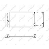 NRF Radiator, engine cooling 53763 - Car cooler