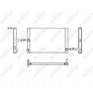 NRF Radiator, engine cooling 53764 - Car cooler