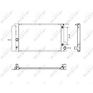 NRF Radiator, engine cooling 53766 - Car cooler