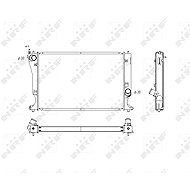 NRF Radiator, engine cooling 53768 - Car cooler