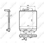 NRF Radiator, engine cooling 53825 - Car cooler