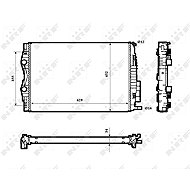 NRF Radiator, engine cooling 53843 - Car cooler