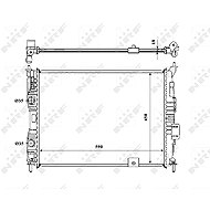 NRF Radiator, engine cooling 53846 - Car cooler