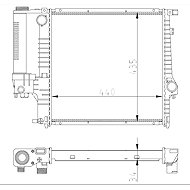 NRF Radiator, engine cooling 53849A - Car cooler