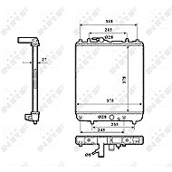 NRF Radiator, engine cooling 53862 - Car cooler