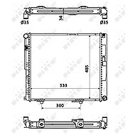 NRF Radiator, engine cooling 53874 - Car cooler