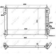 NRF Radiator, engine cooling 53903 - Car cooler