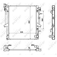 NRF Radiator, engine cooling 53909 - Car cooler