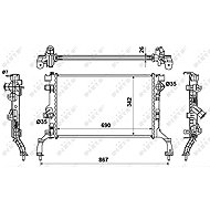 NRF Radiator, engine cooling 53967 - Car cooler