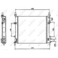 NRF Radiator, engine cooling 54601 - Car cooler