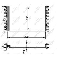 NRF Radiator, engine cooling 54694 - Car cooler