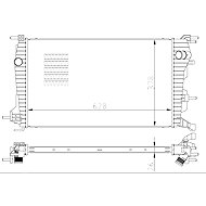 NRF Radiator, engine cooling 550004 - Car cooler