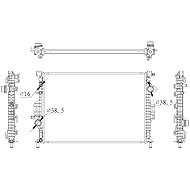 NRF Radiator, engine cooling 550006 - Car cooler