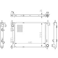 NRF Radiator, engine cooling 550033 - Car cooler