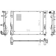 NRF Radiator, engine cooling 550038 - Car cooler