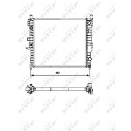 NRF Radiator, engine cooling 55335 - Car cooler