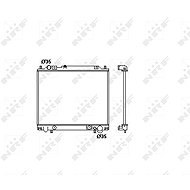 NRF Radiator, engine cooling 55344 - Car cooler