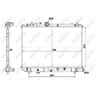 NRF Radiator, engine cooling 56101 - Car cooler