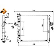 NRF Radiator, engine cooling 58112 - Car cooler
