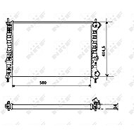 NRF Radiator, engine cooling 58169 - Car cooler