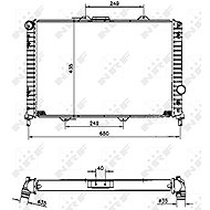 NRF Radiator, engine cooling 58254 - Car cooler