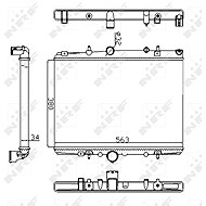 NRF Radiator, engine cooling 58303A - Car cooler