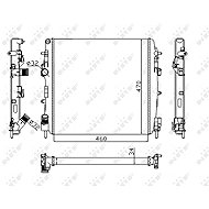 NRF Radiator, engine cooling 58317A - Car cooler