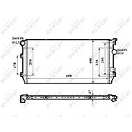 NRF Radiator, engine cooling 58339 - Car cooler