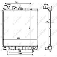 NRF Radiator, engine cooling 58354 - Car cooler