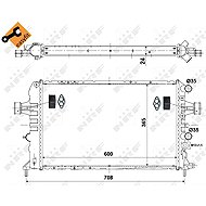 NRF Radiator, engine cooling 58355 - Car cooler